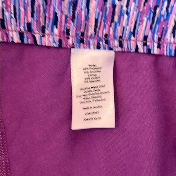 Talbots Purple and White Skater Mini Skort Size Plus X NWOT - Picture 5 of 8